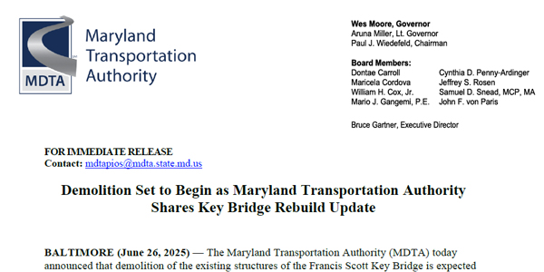 demolition press release screenshot